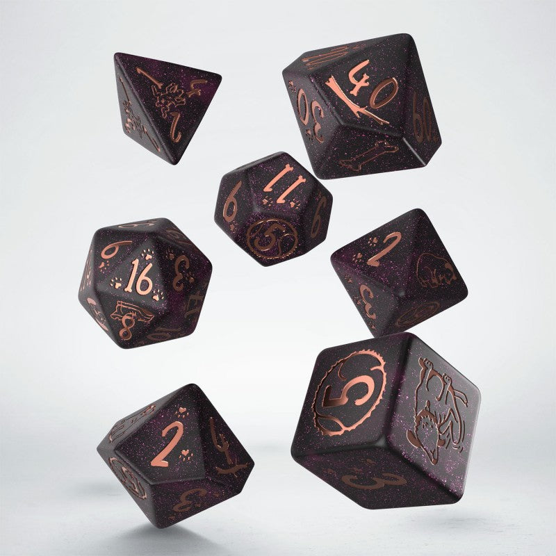 Q Workshop - Dogs Dice Set - Luna Dice Set 7 - Good Games