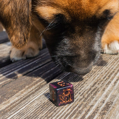 Q Workshop - Dogs Dice Set - Luna Dice Set 7 - Good Games