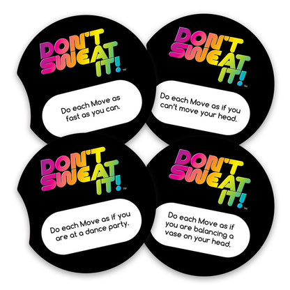 Don't Sweat It!: The Party Game of Mismatched Moves - 3-6 Players - Good Games