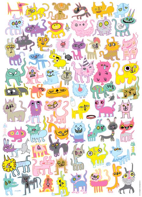 Heye - Doodlecats: 1000 Piece Jigsaw - Good Games