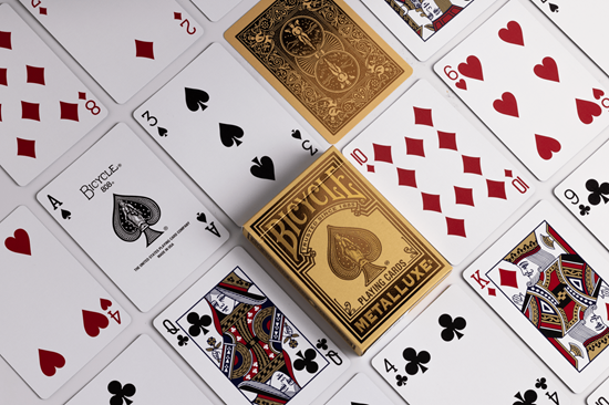 Bicycle MetalLuxe Gold 2022 Playing Cards - Good Games