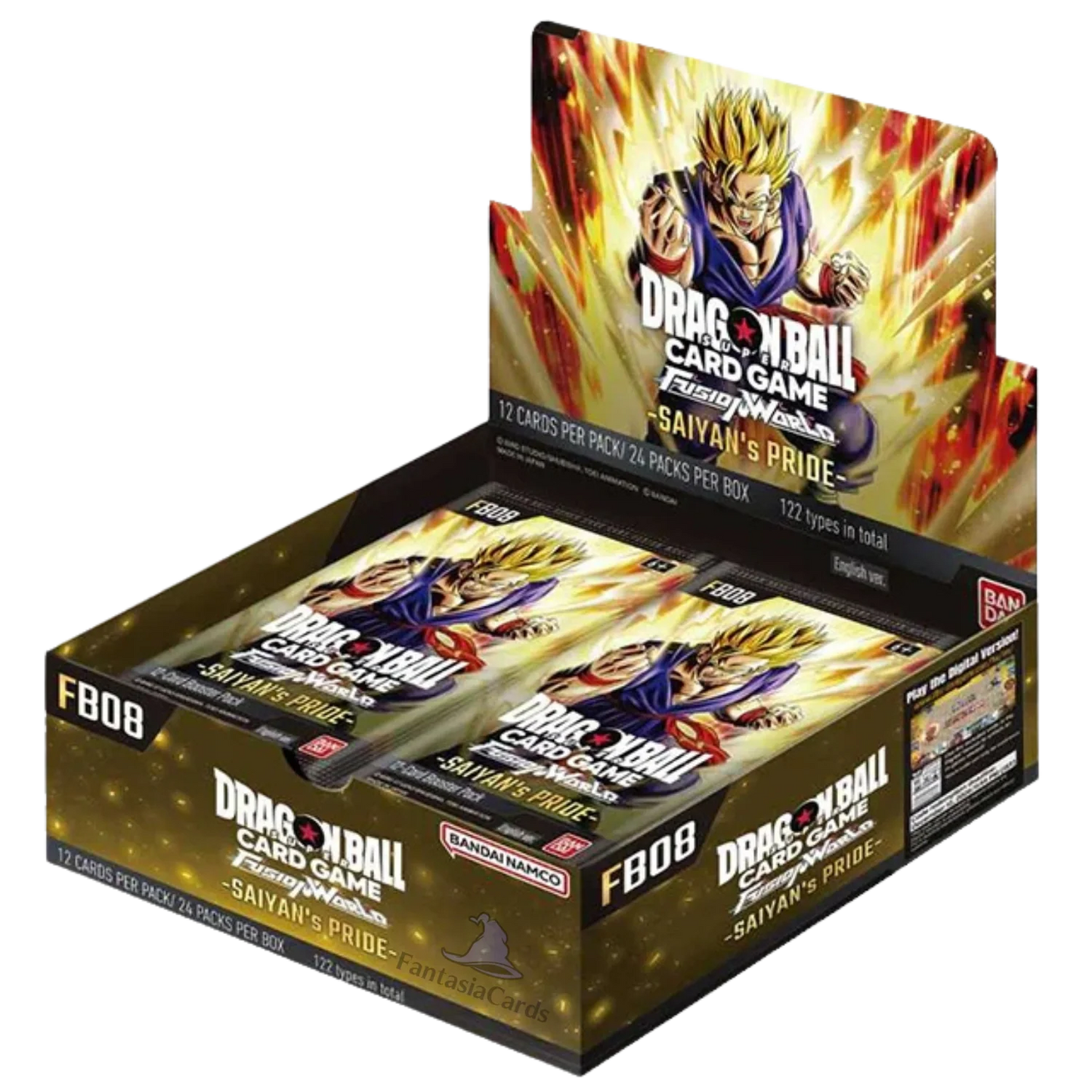 Dragon Ball Super Card Game: Fusion World – Booster Box: Saiyan's Pride [FB08] (Preorder)