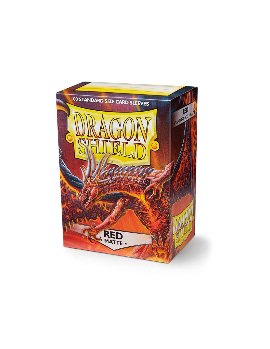 Dragon Shield - Standard Matte Sleeves (100) - Red