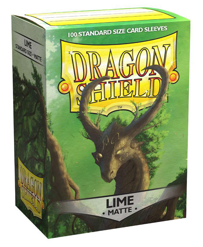 Dragon Shield - Standard Matte Sleeves (100) - Lime