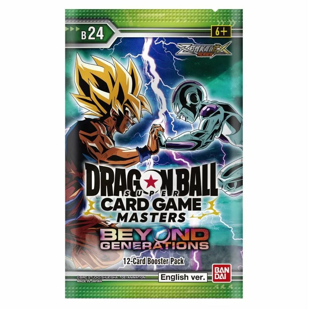 Dragon Ball Super Card Game - Masters Zenkai Series EX Set 07 Beyond Generations Booster Pack B24