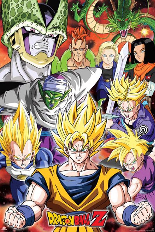 Dragon Ball Z Cell Saga Poster - Good Games