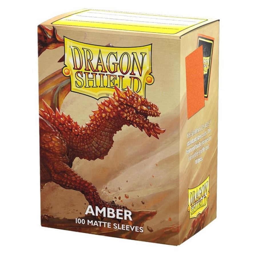 Dragon Shield: Sleeves – Matte – Amber