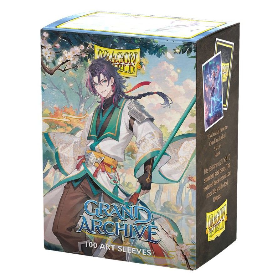 Dragon Shield: Sleeves – Matte Art – Grand Archive: Jin, Fate Defiant - Good Games