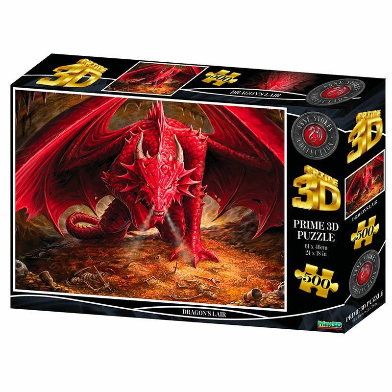 Prime 3d 500 Piece Jigsaw Dragons Lair - Good Games