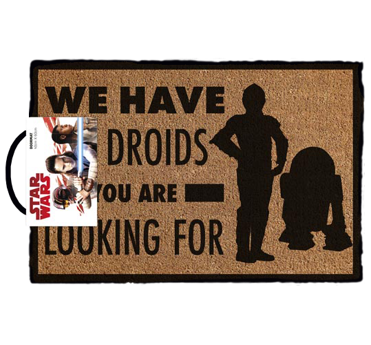 Star Wars Classic - We Have The Droids Door Mat - Good Games
