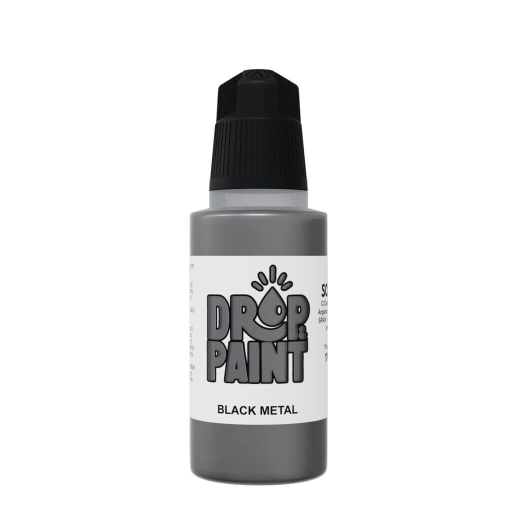Scale 75 Drop and Paint 17ml - Black Metal - Good Games