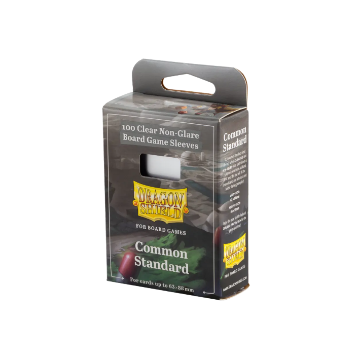Dragon Shield: Board Game Sleeves – Clear Non-Glare – Common Standard - Good Games