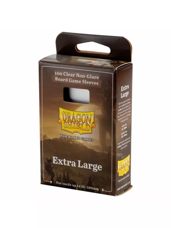 Dragon Shield: Board Game Sleeves – Clear Non-Glare – Extra Large