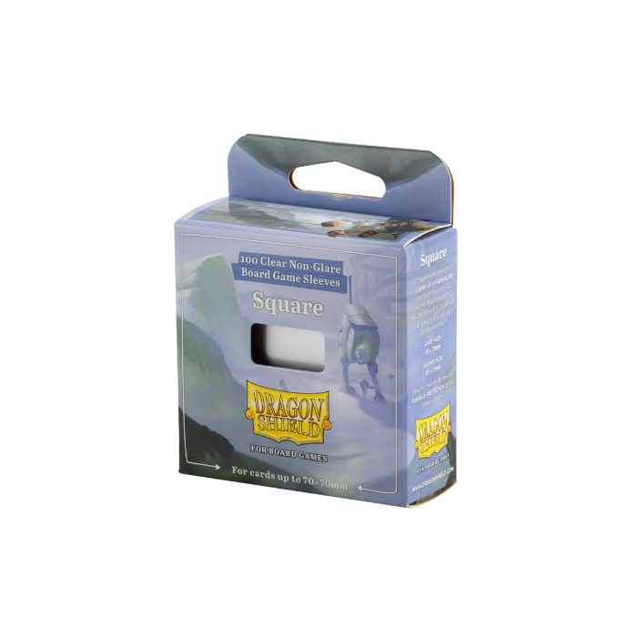 Dragon Shield: Board Game Sleeves – Clear Non-Glare – Square
