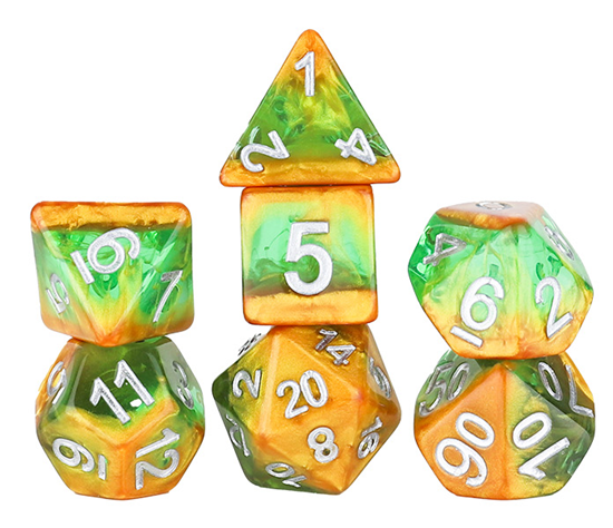 Sirius Dice - Rainforest Dice Set 7 - Good Games