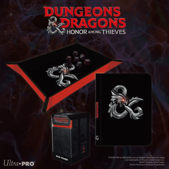 Ultra Pro: UP19712 Printed Leatherette Foldable Dice Tray For D&D: Honor Among Thieves - 238922 - Good Games