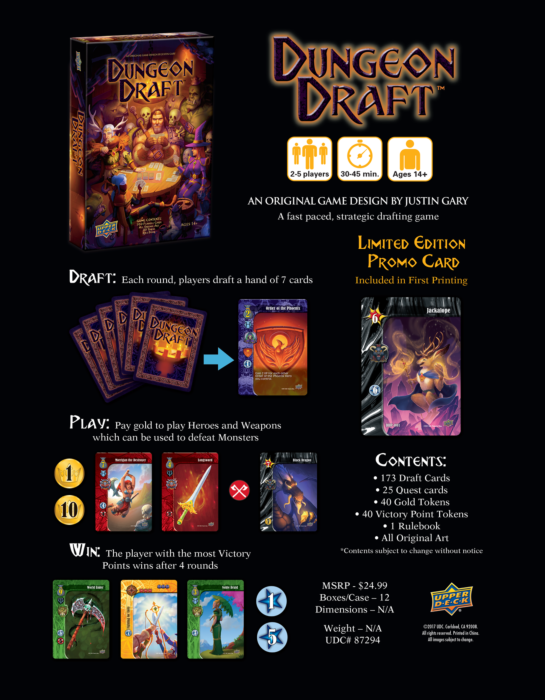 Dungeon Draft - Card Game - Good Games