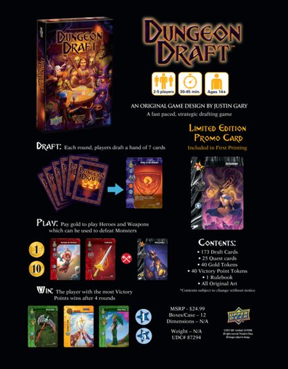 Dungeon Draft - Card Game - Good Games