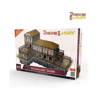 Scales & Ales' Tavern 328-piece modular terrain kit box by Dungeons & Lasers