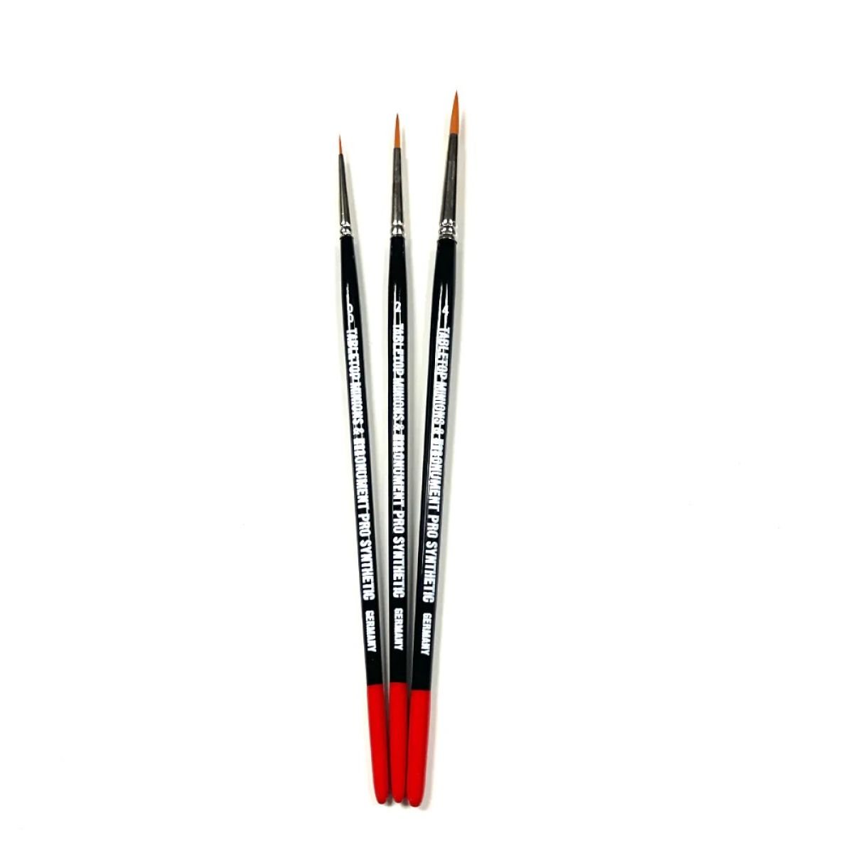 Monument Pro Synthetic Sets - Table Top Minions Artist - 3 Brush Set - Good Games