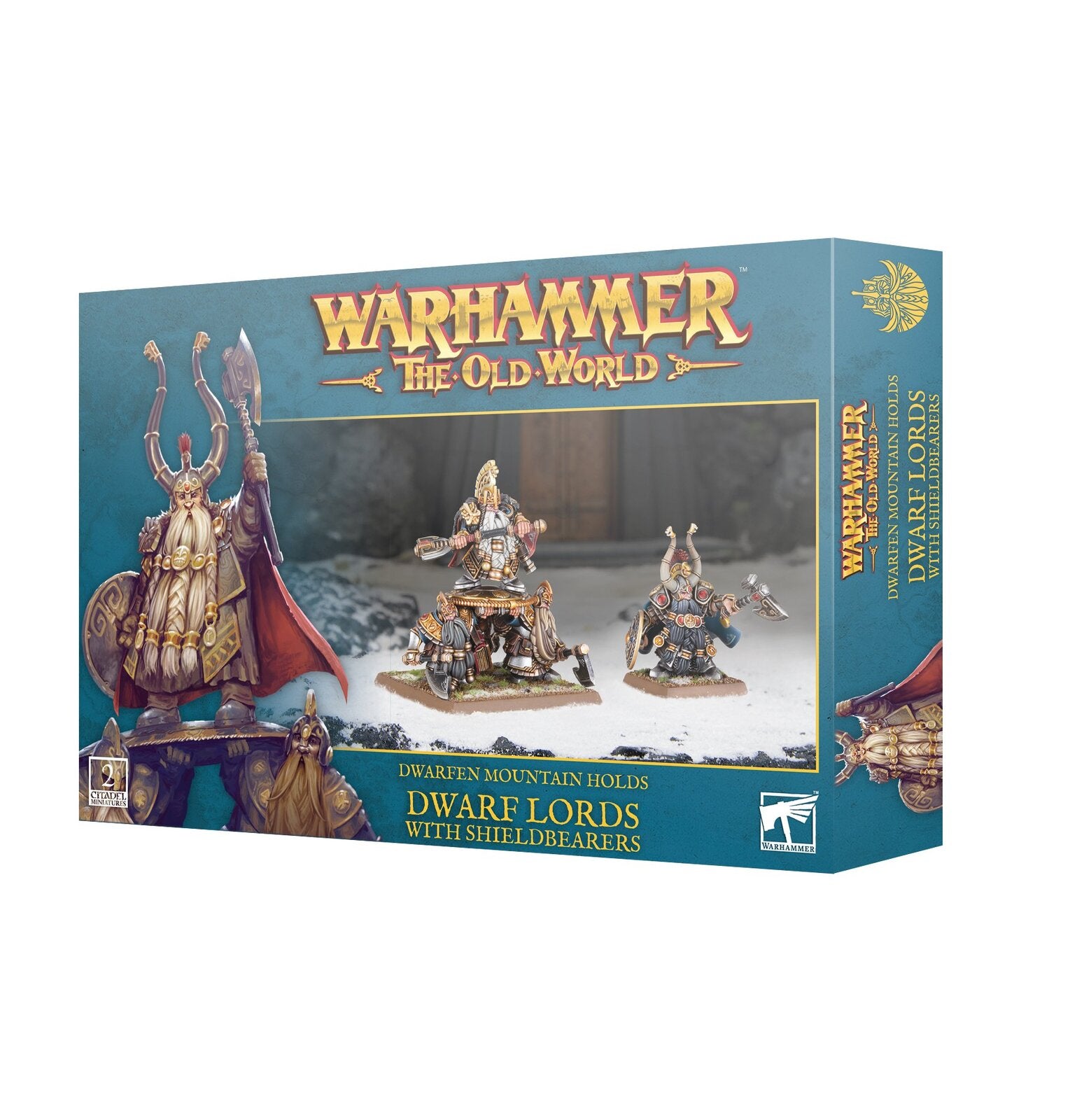Old World: Dwarfen Mountain Holds: Dwarf Lords With Shieldbearers (45606) - Good Games