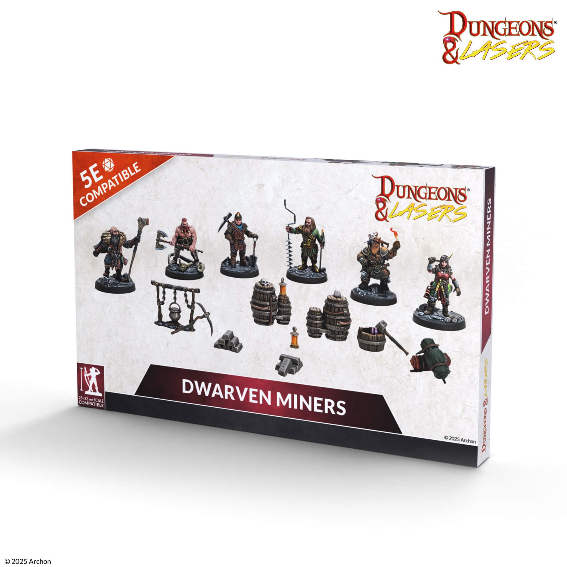 Archon Studio Dungeons & Lasers: Dwarven Miners (DNL0112) - Good Games