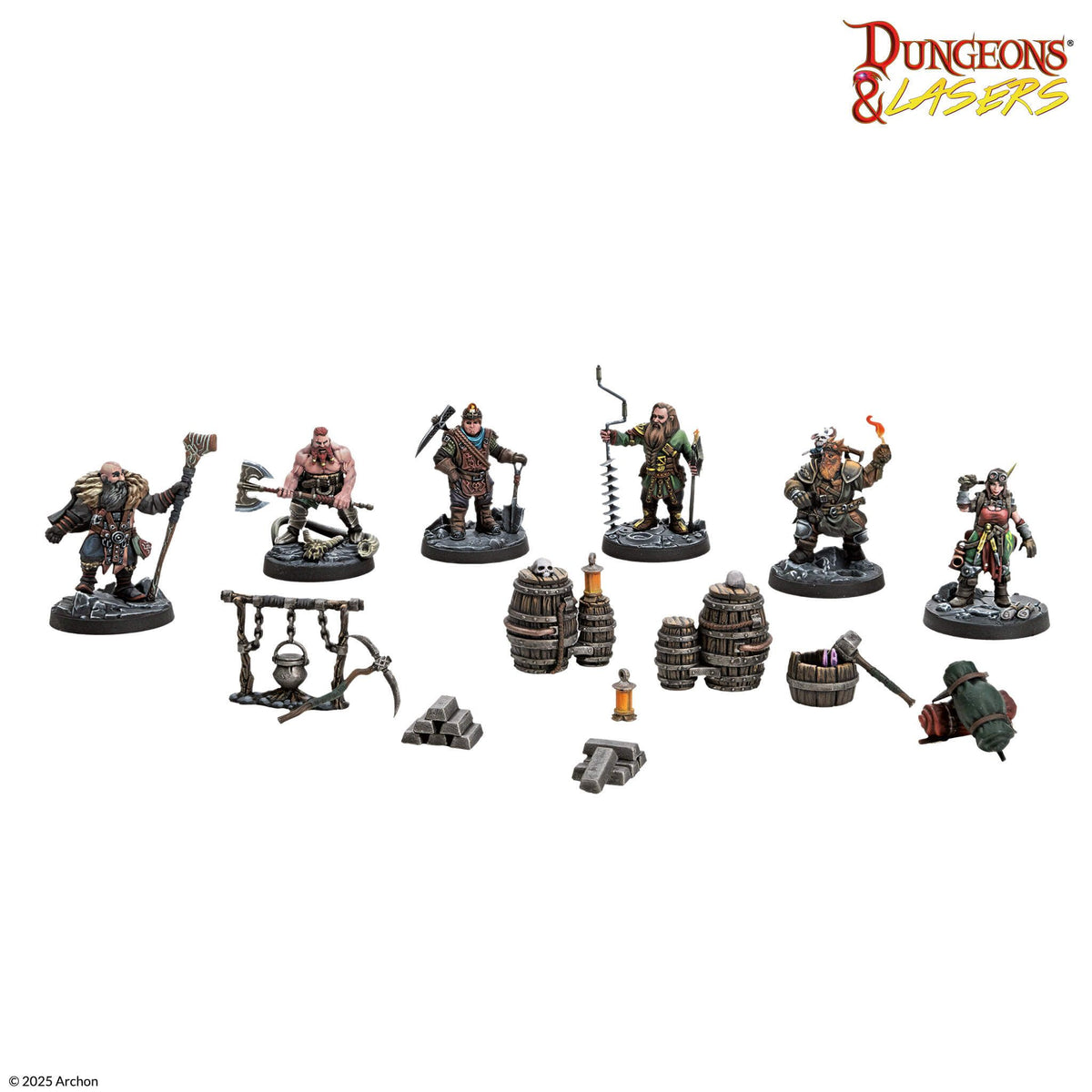 Archon Studio Dungeons &amp; Lasers: Dwarven Miners (DNL0112) - Good Games