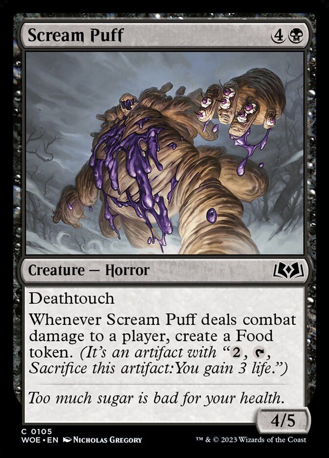 Scream Puff 105/276 (Wilds of Eldraine)  - Foil