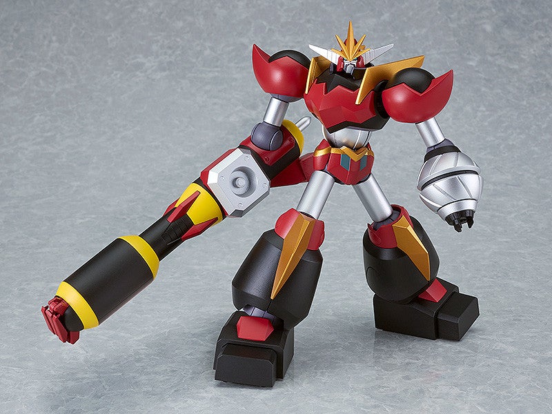 Moderoid Dai-Guard action figure in dynamic pose holding the Drill Arm accessory