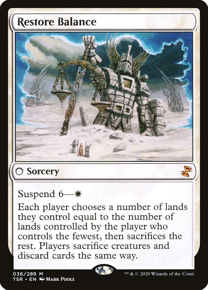 Restore Balance 36/289 (Time Spiral: Remastered)  - Foil
