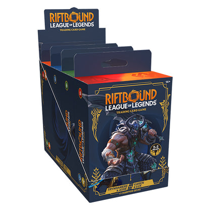 Riftbound League of Legends TCG - Legacy Champion Deck Display