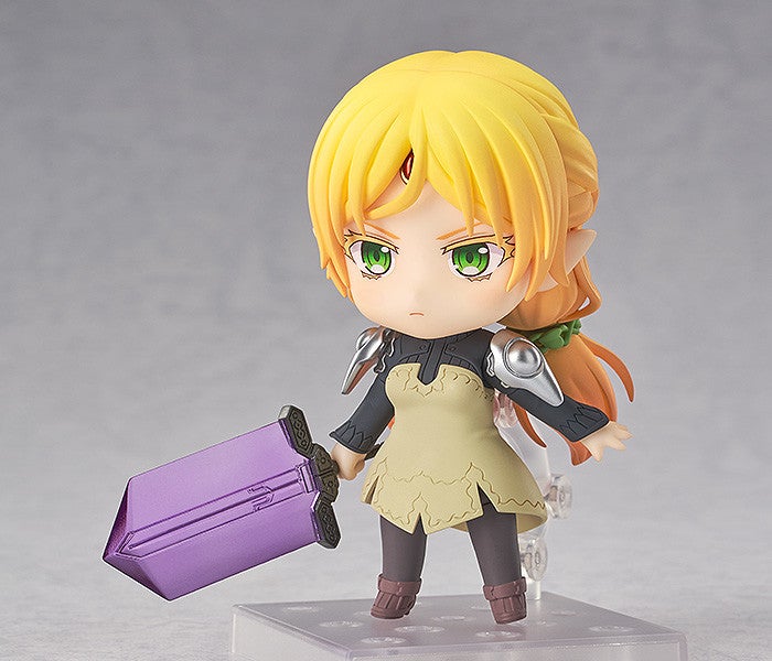Nendoroid Elf using a bow and arrow, posed as if preparing to fire