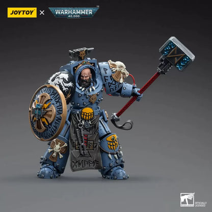 Warhammer Collectibles: 1/18 Scale Space Wolves Arjac Rockfist - Good Games