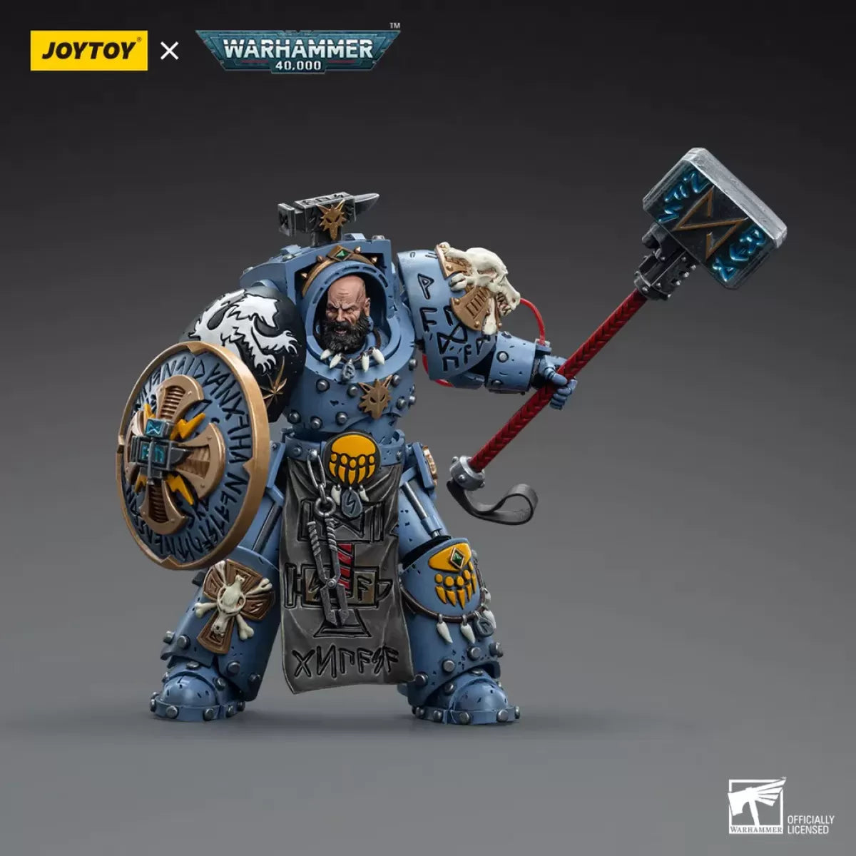Warhammer Collectibles: 1/18 Scale Space Wolves Arjac Rockfist