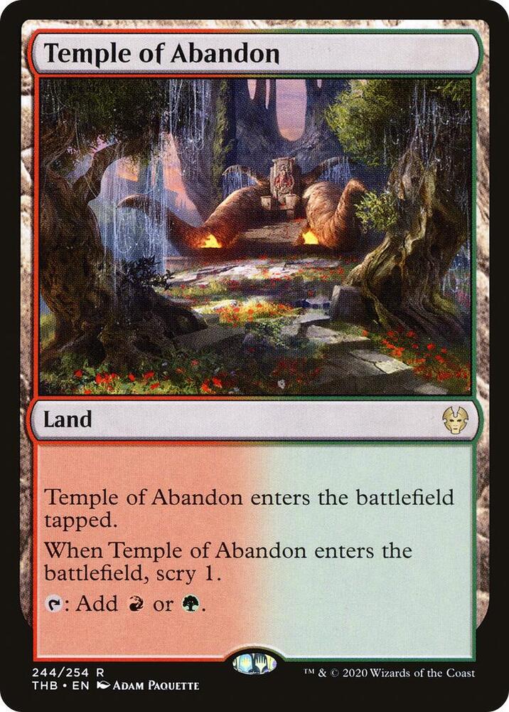 Temple of Abandon 244/254 (Theros Beyond Death)  - Foil