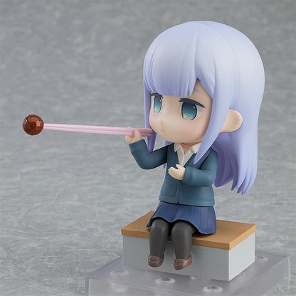 Rear view of Reina Aharen figure displaying hair and costume details