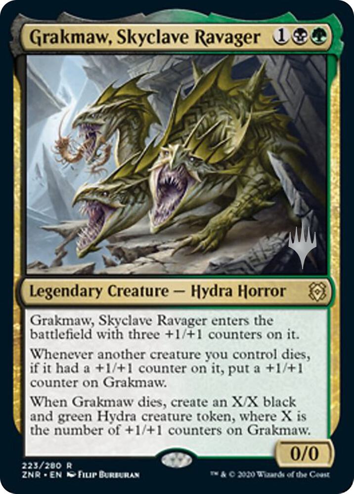 Grakmaw Skyclave Ravager 223 (Promo Pack: Zendikar Rising)  - Foil
