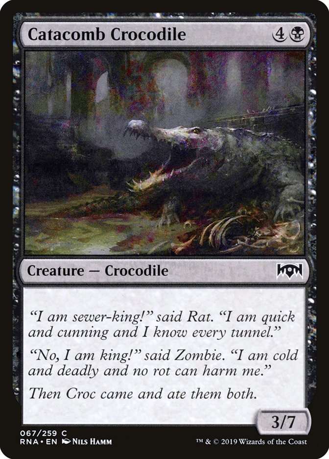 Catacomb Crocodile 67/259 (Ravnica Allegiance) 