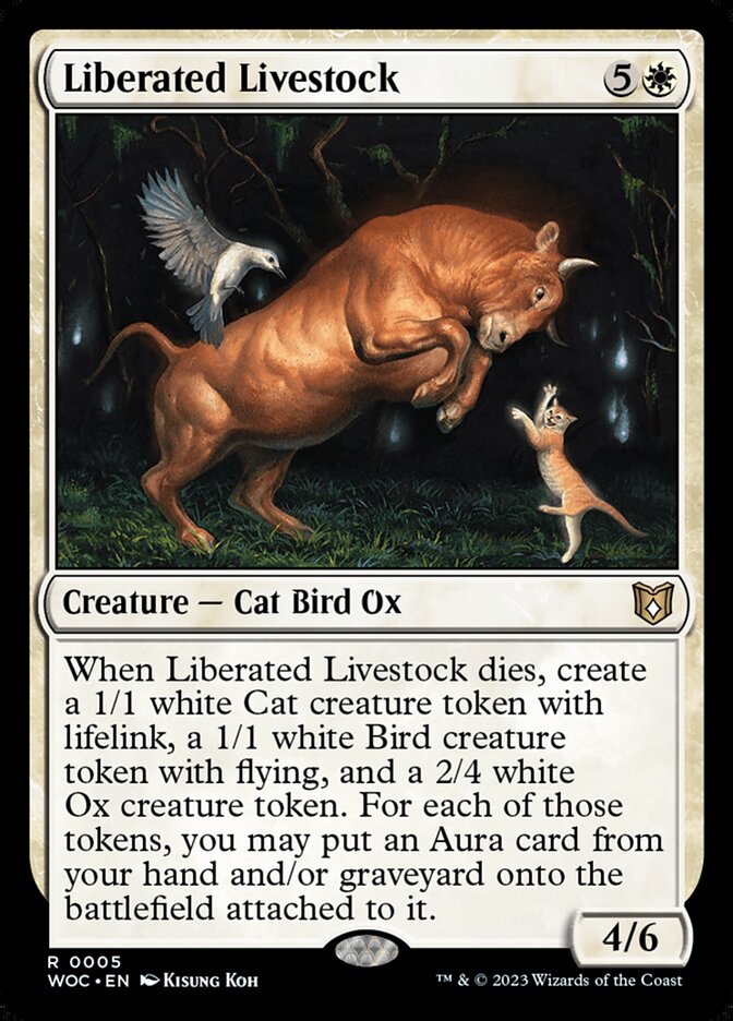 Liberated Livestock 5 (Commander: Wilds of Eldraine) 