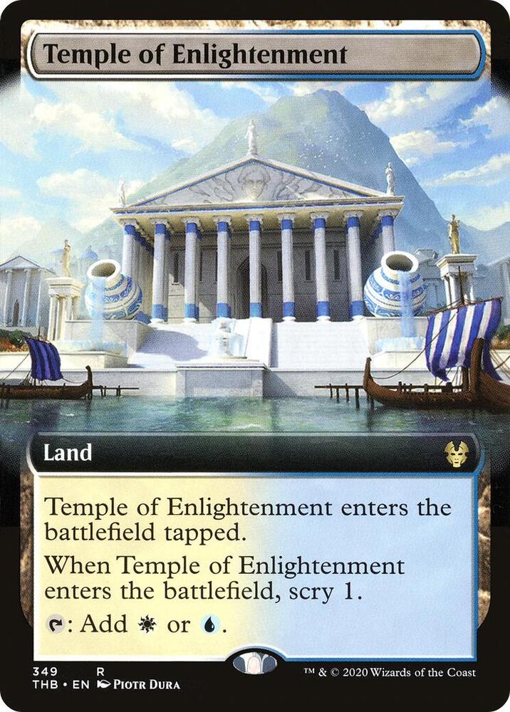 Temple of Enlightenment 349/254 (Theros Beyond Death)  - Extended Art Foil