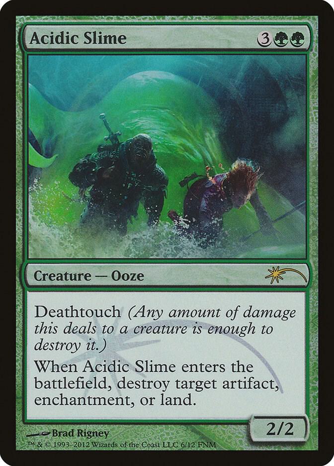 Acidic Slime 6 (FNM Promos)  - Foil