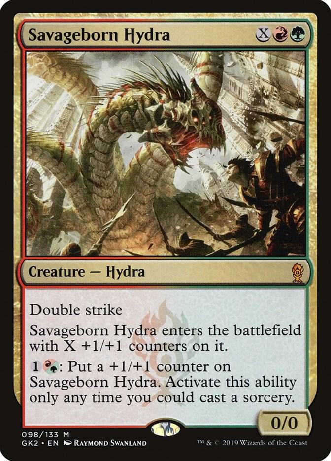 Savageborn Hydra 98/133 (Ravnica Allegiance: Guild Kits) 