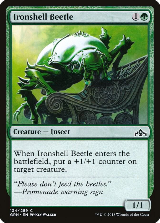 Ironshell Beetle 134/259 (Guilds of Ravnica) 