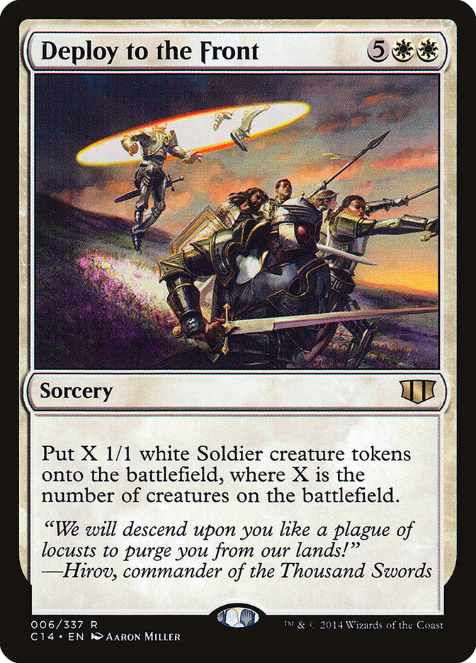 Deploy to the Front 6/337 (Commander 2014) 