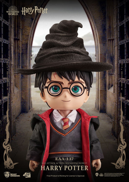 Beast Kingdom Egg Attack Action EAA-137 Wizarding World Harry Potter collectible figure wearing Sorting Hat