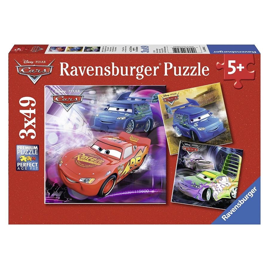 Ravensburger - Disney Cars - 3x49 Piece Jigsaw - Good Games