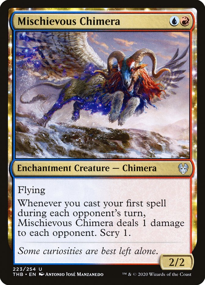 Mischievous Chimera 223/254 (Theros Beyond Death) 