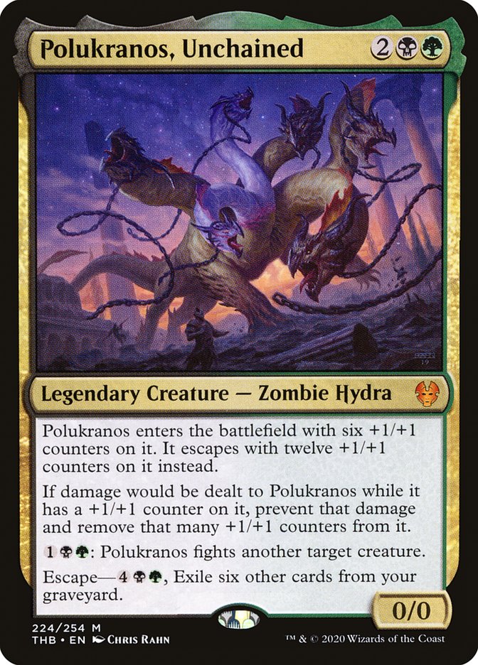 Polukranos, Unchained 224/254 (Theros Beyond Death)  - Foil