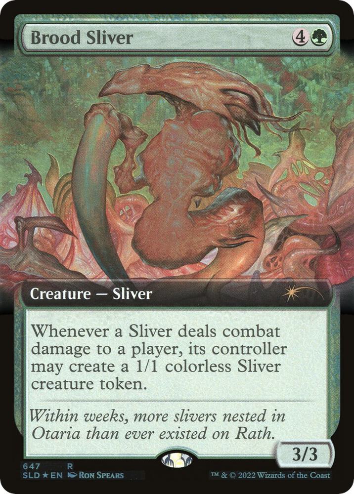 Brood Sliver 647 (Secret Lair Drop Series)  - Extended Art Foil