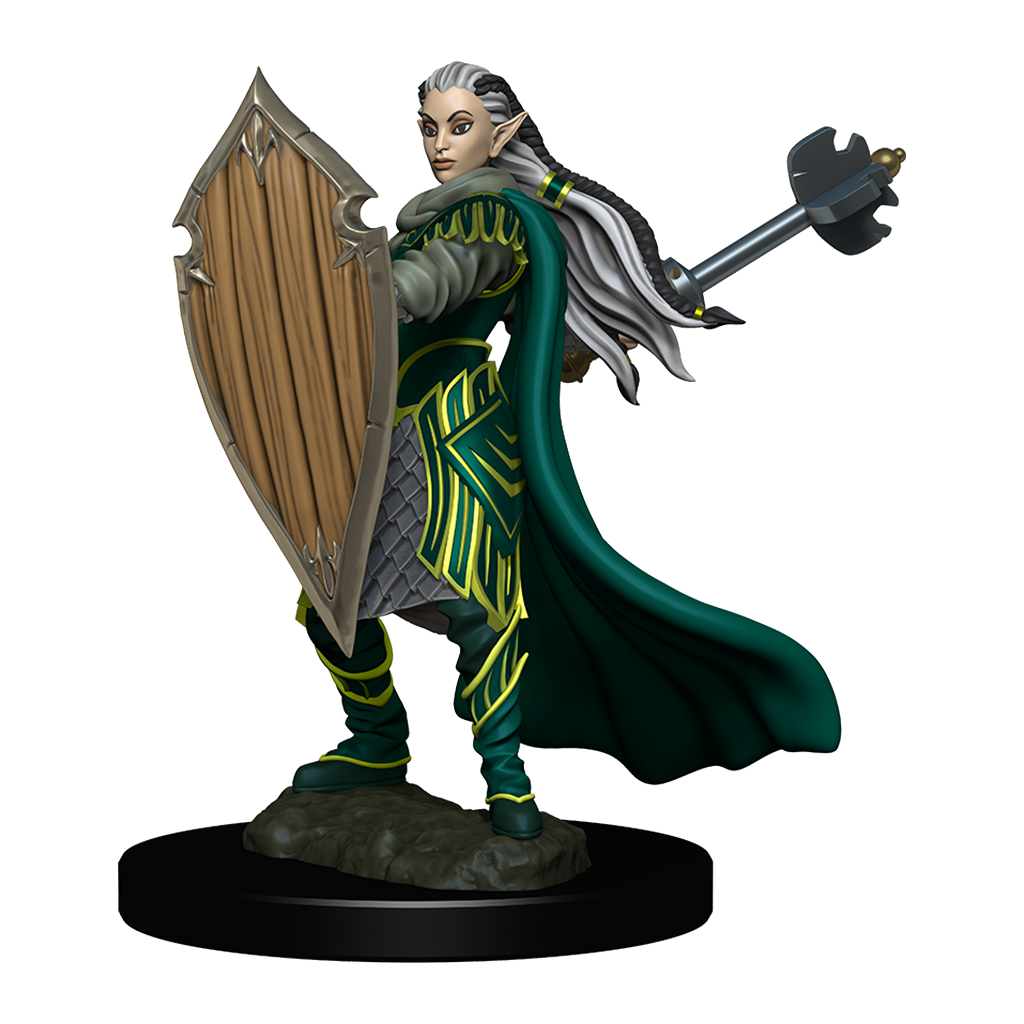 Dungeons &amp; Dragons - Premium Painted Figures Elf Paladin Female